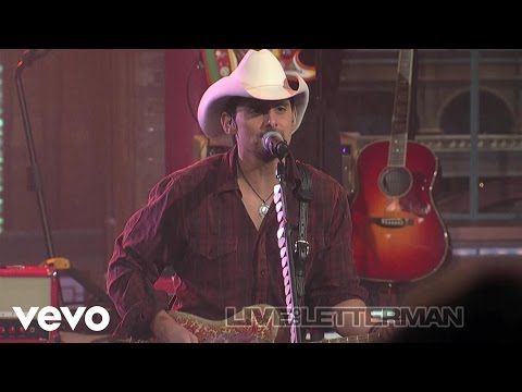 Brad Paisley - American Saturday Night (Live on Letterman)