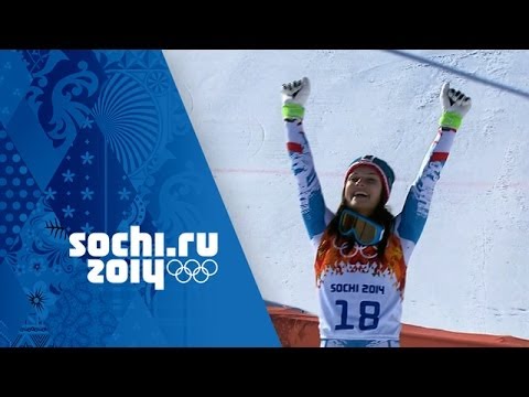 Alpine Skiing - Ladies&#039; Super G - Anna Fenninger Wins Gold | Sochi 2014 Winter Olympics