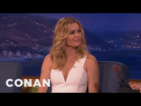 Rebecca Romijn&#039;s Nude Body Paint-Off Challenge | CONAN on TBS