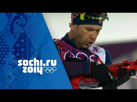 Men&#039;s Biathlon 10km Sprint - Bjoerndalen Wins Gold | Sochi 2014 Winter Olympics