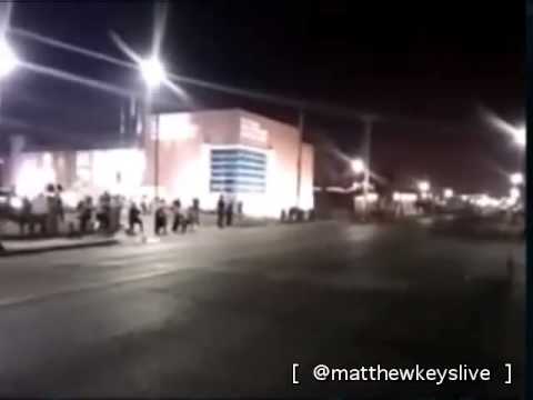 RAW VIDEO: Two police officers shot during Ferguson protests