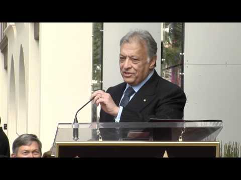 Zubin Mehta Honored with Hollywood Walk of Fame Star