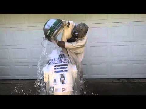 R2D2 Ice Bucket Challenge StarWars