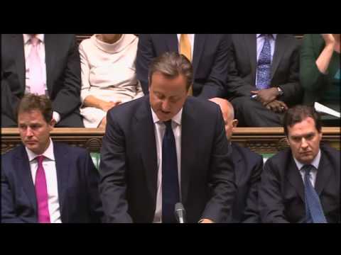 Syria Debate 2013: David Cameron&#039;s Opening Statement