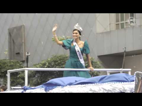 Miss Universe Pia Wurtzbach&#039;s grand homecoming parade