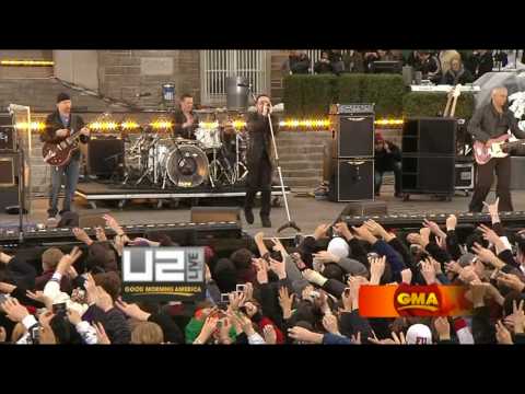 U2 - Magnificent Live Fordham University [HD - High Quality] Good Morning America