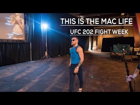 Unseen Backstage Footage of Conor McGregor during UFC 202&#039;s Fight Week #TheMacLife