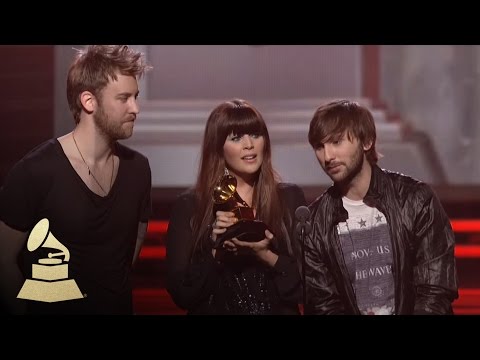 Lady Antebellum accepting the GRAMMY for Song of the Year at the 53rd GRAMMY Awards | GRAMMYs