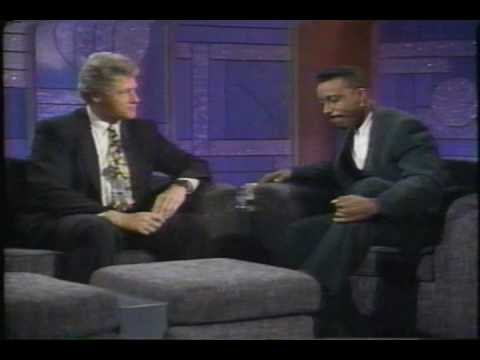 American President - Clinton Part 1 in the Arsenio Hall - 1992