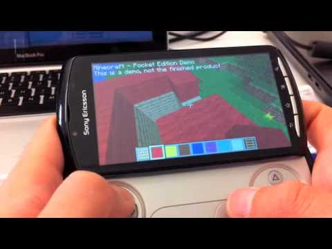 Minecraft - Pocket Edition on Xperia Play