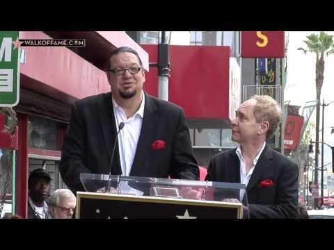 PENN &amp; TELLER HONORED WITH HOLLYWOOD WALK OF FAME STAR