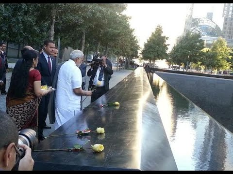 Narendra Modi visits 9/11 memorial in New York