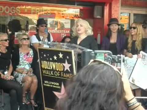 Go-Go&#039;s Hollywood Walk Of Fame Star Ceremony - Jane Speaking