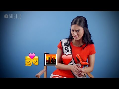 Miss Universe Pia Wurtzbach Guesses Movie Emojis