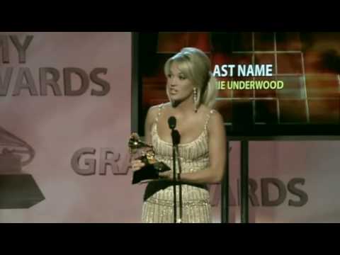 Carrie Underwood - 2009 Grammys Female Country Vocal Win