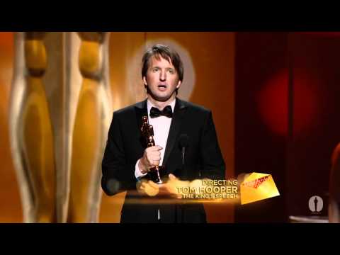 Tom Hooper ‪winning the Oscar® for Directing