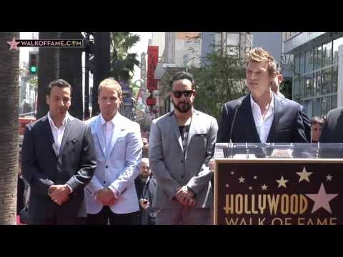 BACKSTREET BOYS HONORED WITH HOLLYWOOD WALK OF FAME STAR