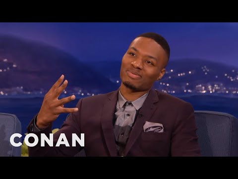 Damian Lillard&#039;s Freestyle Instagram Rapping | CONAN on TBS