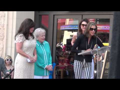 VALERIE BERTINELLI WALK OF FAME CEREMONY 8/22/2012