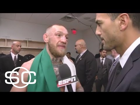 Conor McGregor&#039;s exclusive interview after losing to Floyd Mayweather | SportsCenter | ESPN