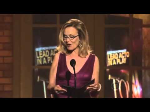 Jessica Lange presenting at the Tony Awards 2009