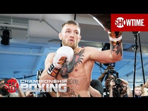 Conor McGregor: Media Workout | Mayweather vs. McGregor | SHOWTIME CHAMPIONSHIP BOXING