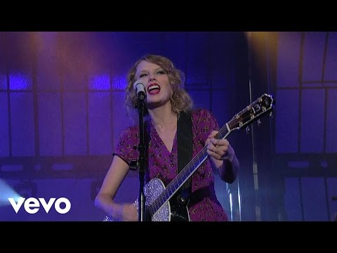 Taylor Swift - Mine (Live on Letterman)