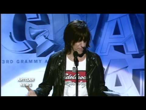 JEFF BECK WINS THREE GRAMMYS