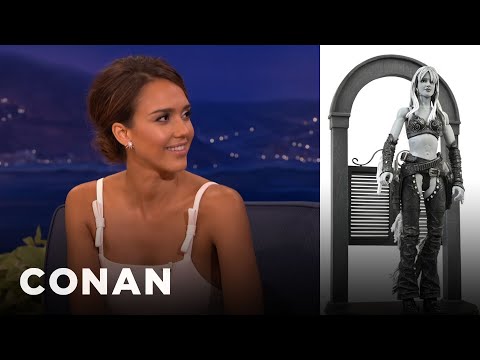 Jessica Alba&#039;s Adult Action Figure | CONAN on TBS