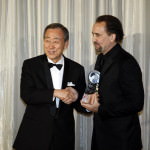 Secretary-General Hands Award to New Goodwill Ambassador Nicolas Cage