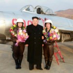 Kim-Jong-Un-meets-female-fighter-pilots