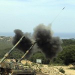 epa04889833 (FILE) A file picture dated 02 June 2015 shows South Korean K-9 self-propelled howitzers firing artillery shells during a military drill in Goseong, South Korea's east coast. According to media reports on 20 August 2015, North Korea fired a shell at a South Korean front-line military unit. The South Korean military's radar system detected North Korea firing a shell at a South Korean front-line military unit in Yeoncheon, Gyeonggi Province, northwest of Seoul, at 3:52 p.m., the South Korean Ministry of National Defense said. In response, South Korea fired back dozens of 155-millimeter shells at the point where the North Korean shell was fired from. EPA/YONHAP SOUTH KOREA OUT -- BEST QUALITY AVAILABLE